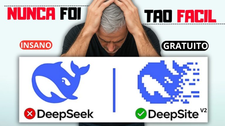 DeepSite 2: Este AGENTE de IA Deepseek GRATUITO é INSANO!
