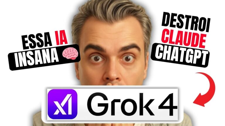 Elon Musk NOVO Grok 4 E INCRIVEL GRATUITO 🤯
